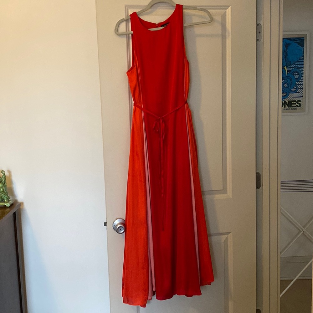 Tri-color Banana Republic midi Dress